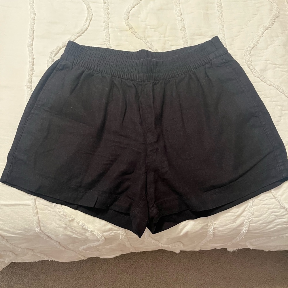 Old Navy Women's Black Linen shorts